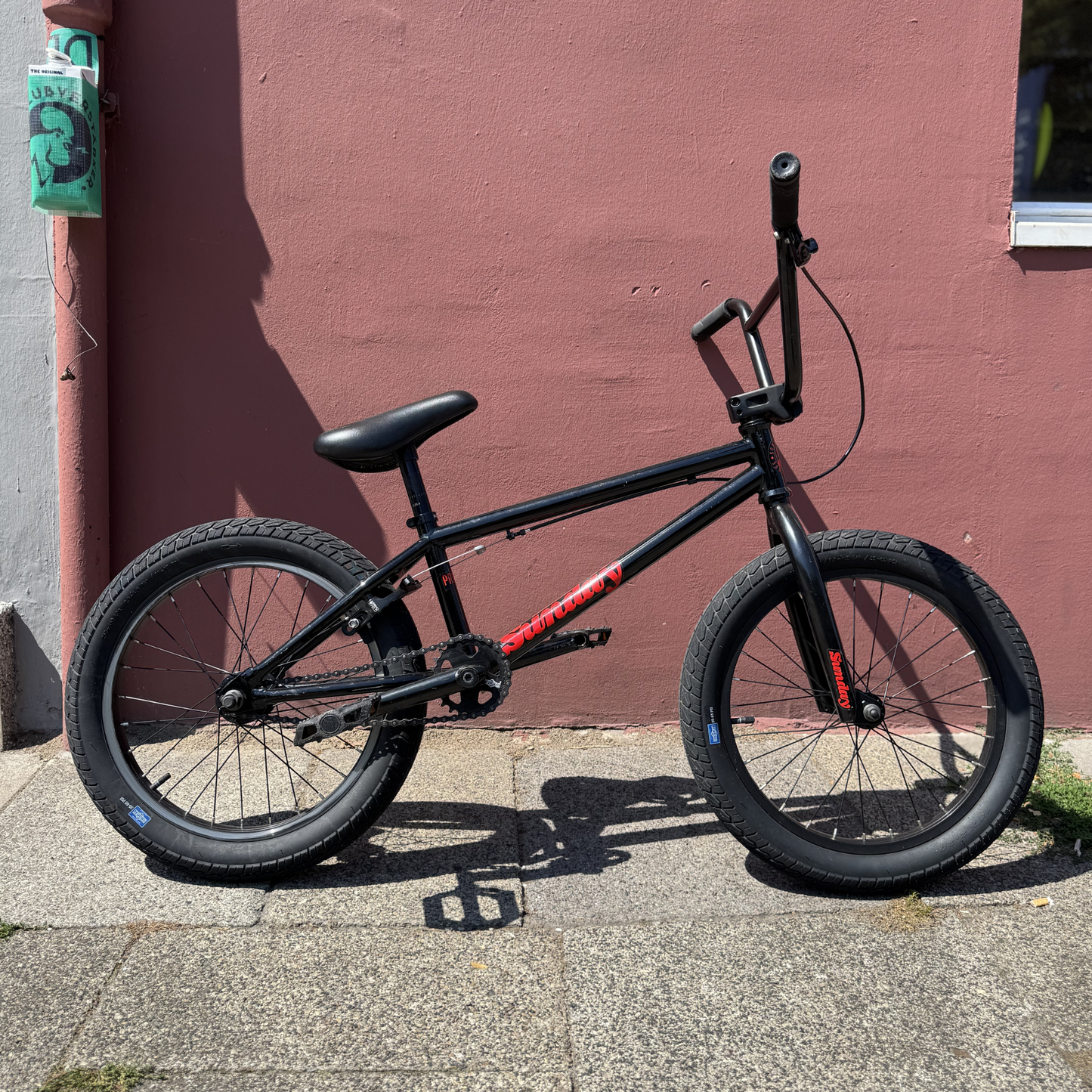 Second Ride Sunday Primer 18 Zoll BMX Black