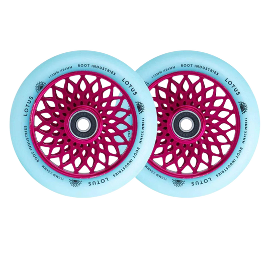 Root Lotus Stunt Scooter Rollen 2er Set 110mm Pink/Isotope