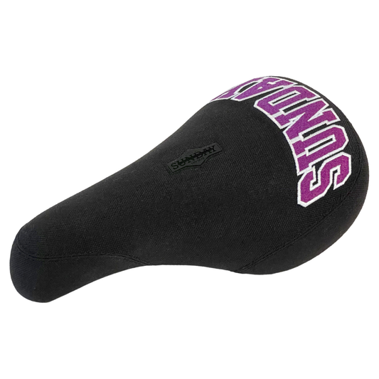 Sunday Blockhead Pivotal BMX Sattel Black/Berry/Silver