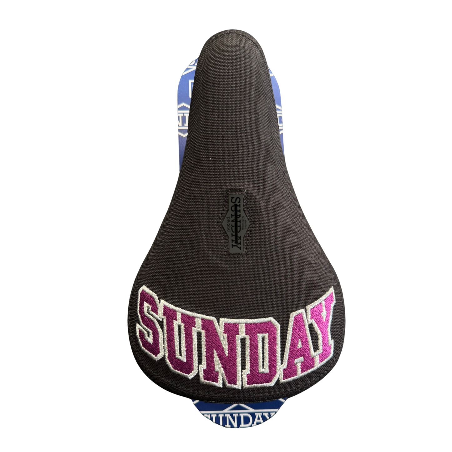 Sunday Blockhead Pivotal BMX Sattel Black/Berry/Silver