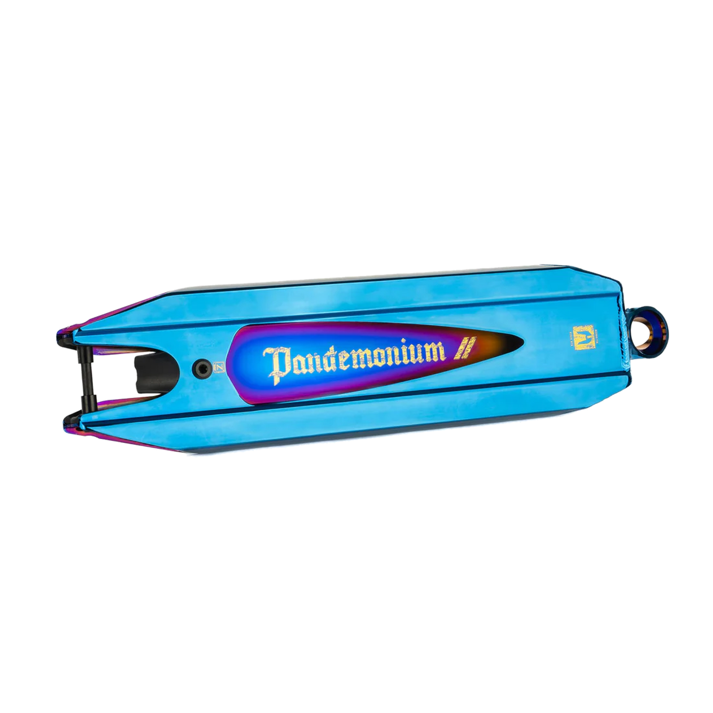 Ethic DTC Pandemonium V2 Stunt Scooter Deck Chrome Blue
